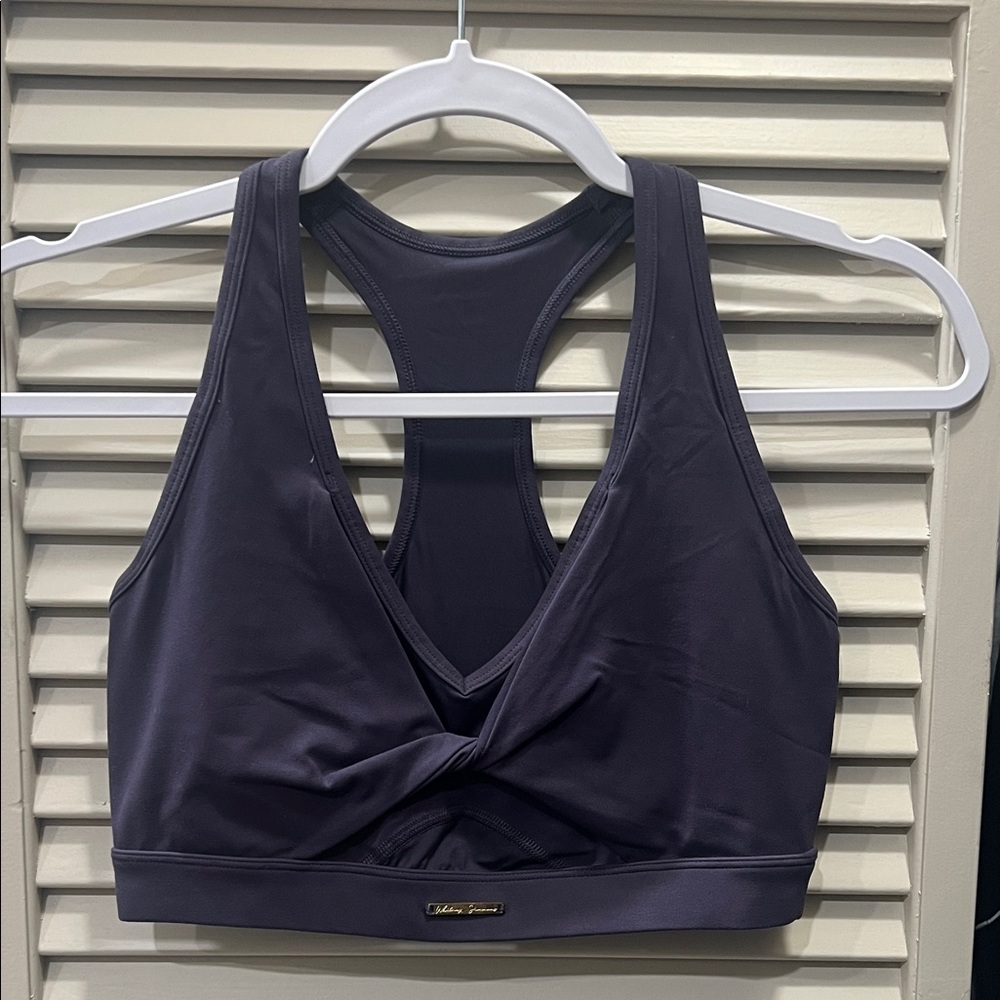 Gymshark X Whitney Simmons Indigo Navy Mesh Sports Bra